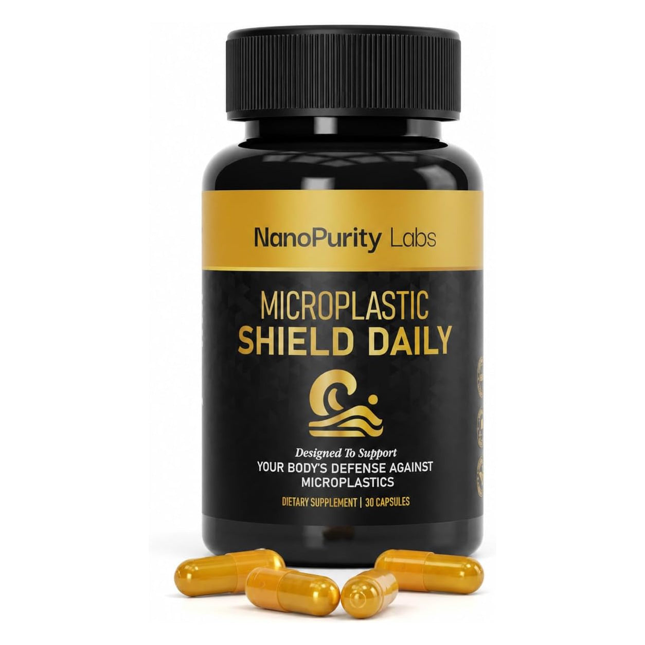 Microplastic Shield Daily bottle with capsules