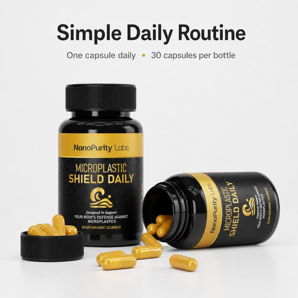 Microplastic Shield Daily one-capsule daily routine